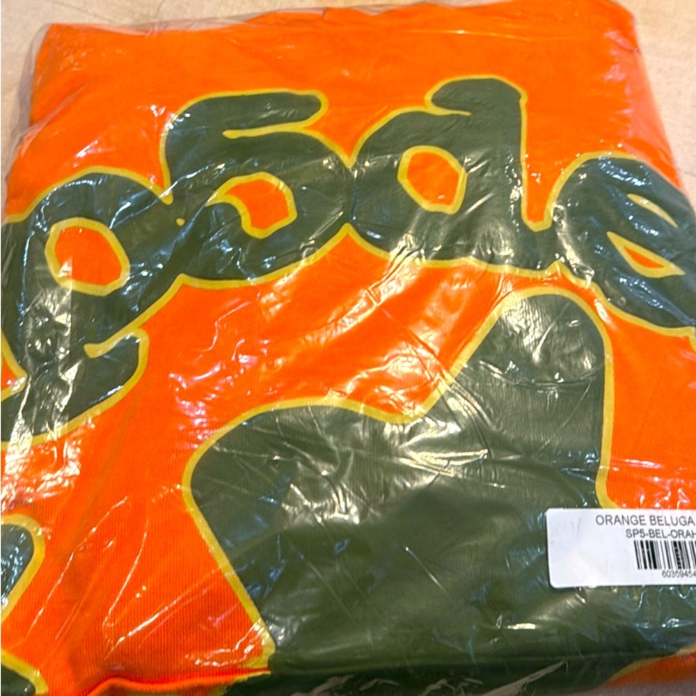 Orange spider hoodie